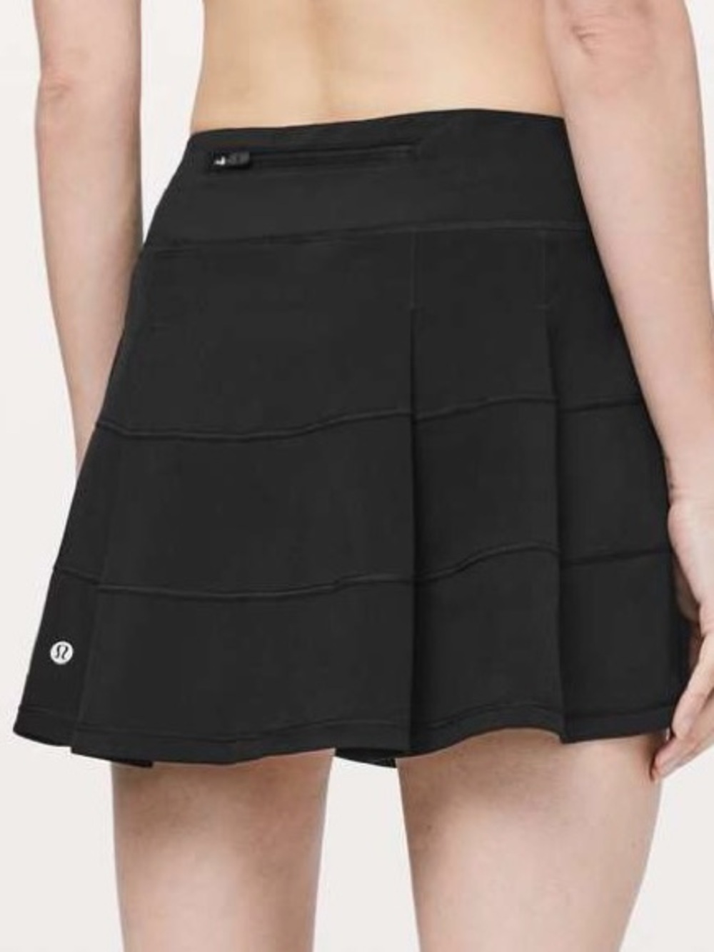 Lululemon Pace Rival Mid-Rise Skirt / Skort Tall Size 12 Black
